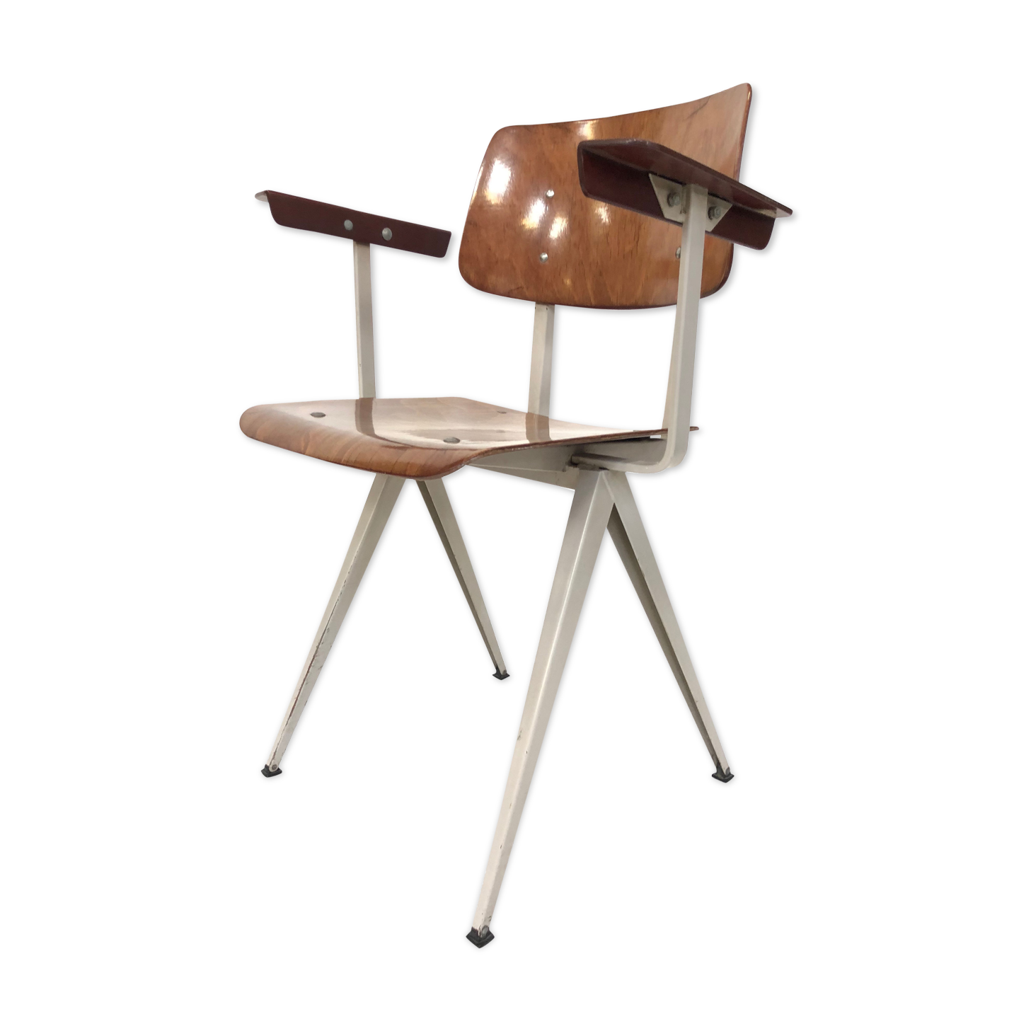 Vintage Galvanitas S16 chair with armrests, 1960 Netherlands