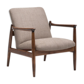 GFM 64 armchair / dark beige from 1960