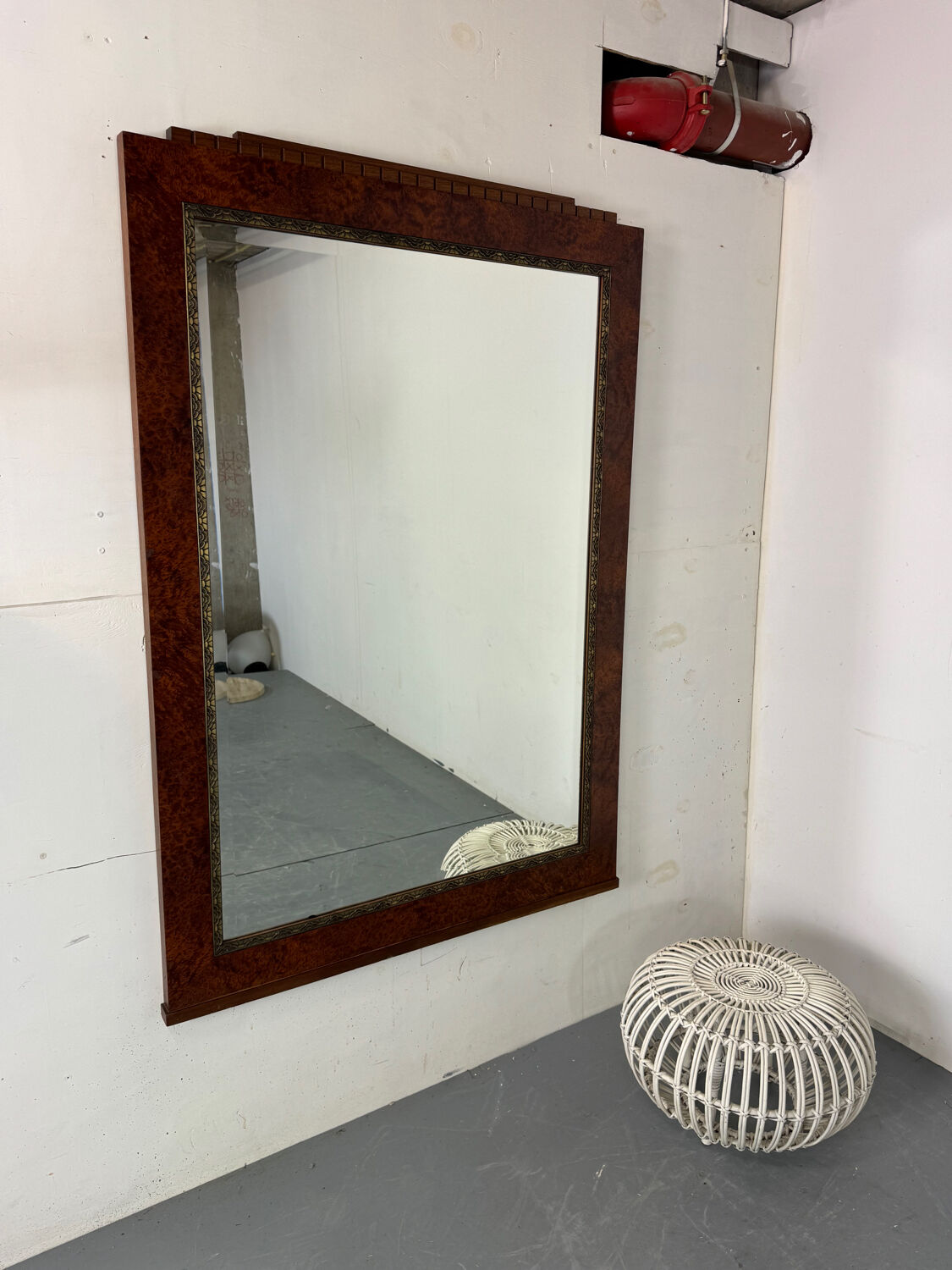 Grand miroir mural Art déco français, années 1930