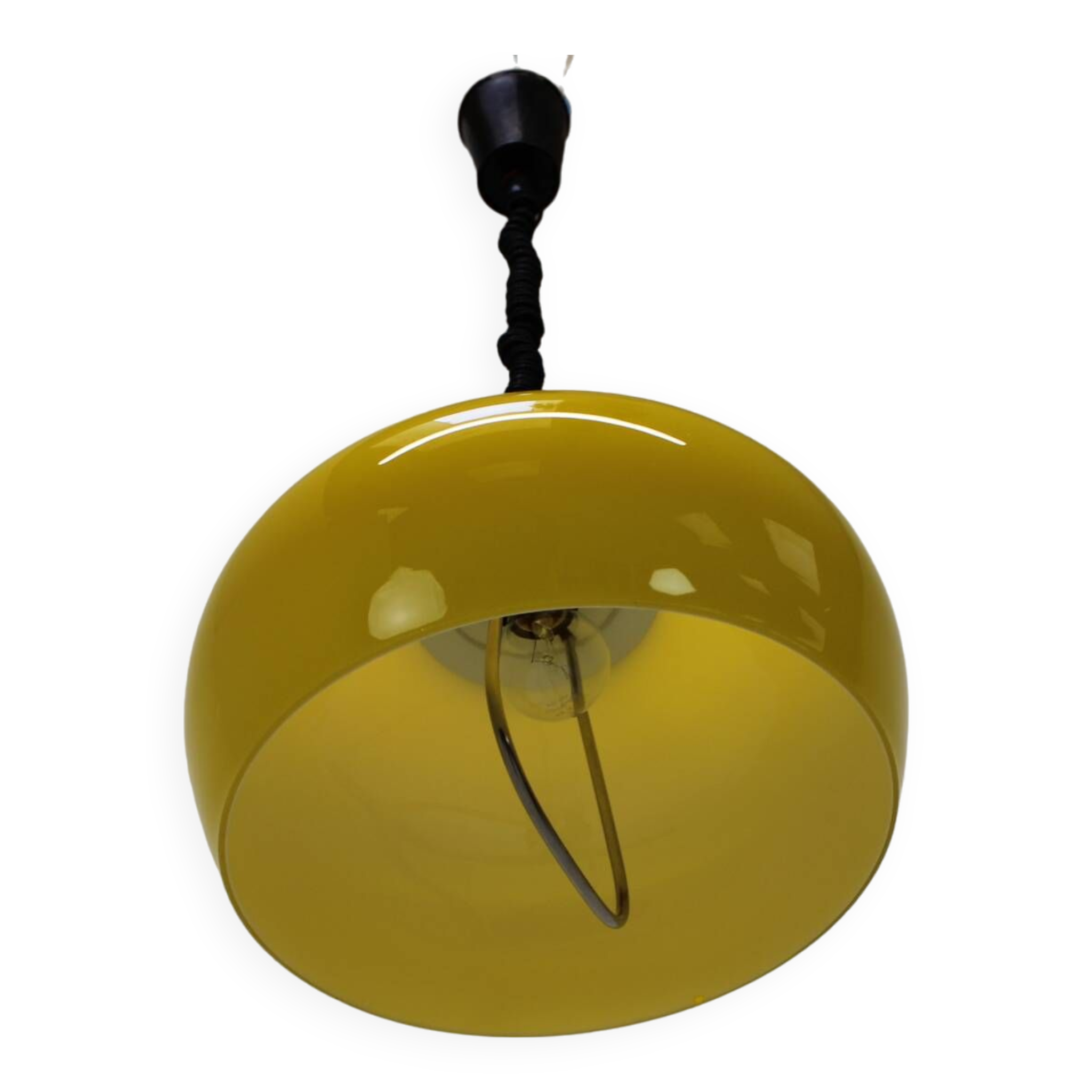 Adjustable Mid Century Pendant in the style of Meblo, 1980's, Czechoslovakia