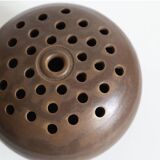 Large stoneware flower spike signed