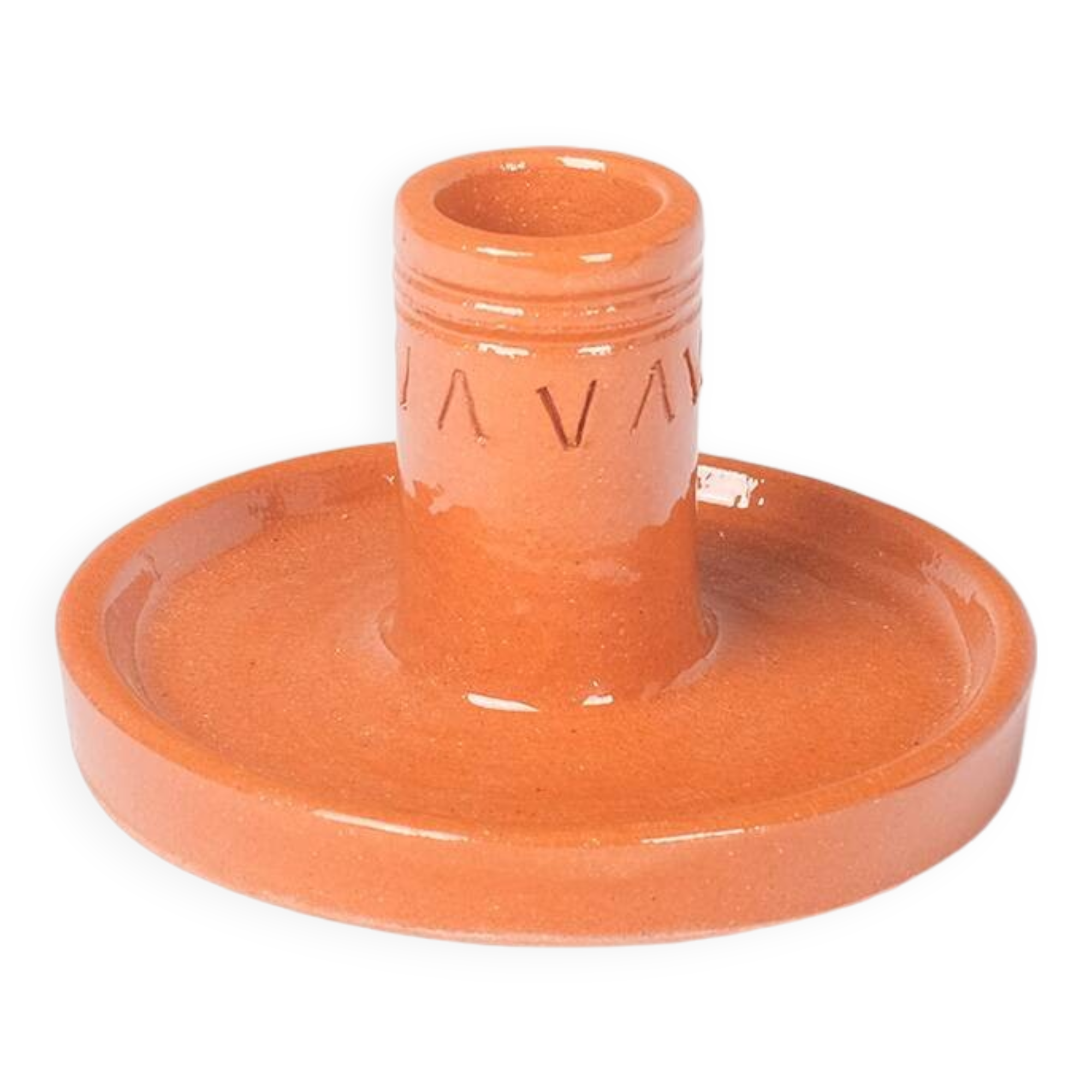 Bougeoirs faits main.