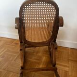Rocking-chair enfant cannage