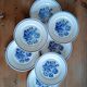 Set de 6 assiettes en faience vintage