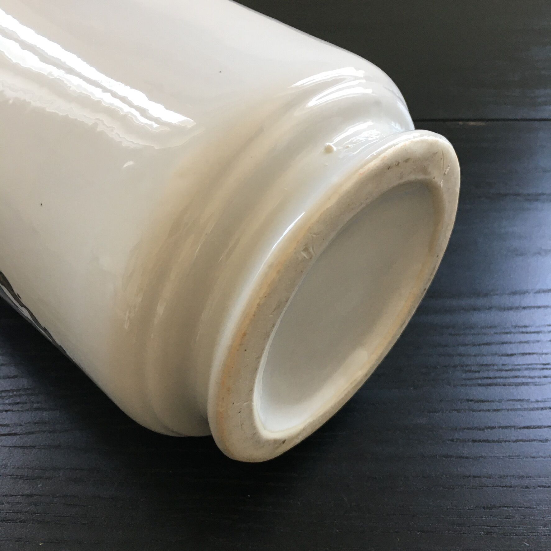 Porcelain cherry blossom vase