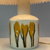 Tablelamp decorated with flowers by Bing and Grøndahl, model 6714/2102, 1960s