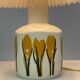 Tablelamp decorated with flowers by Bing and Grøndahl, model 6714/2102, 1960s