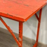 Old vintage industrial table