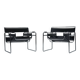 Wassily Chair by Marcel Breuer for Gavina set of 2