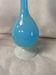 Vintage blue opaline vase