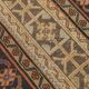 Tapis coureur vintage turc saumon et crème, 70x262 cm