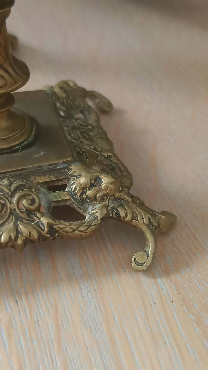 Antique baroque candlesticks