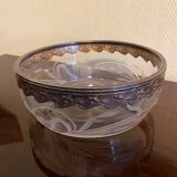 antique crystal catchall