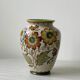 Gouda Art Holland 'POLO' hand painted floral vase number 3160