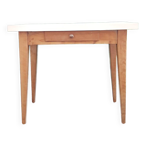Wooden table, server