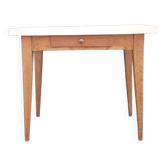 Wooden table, server