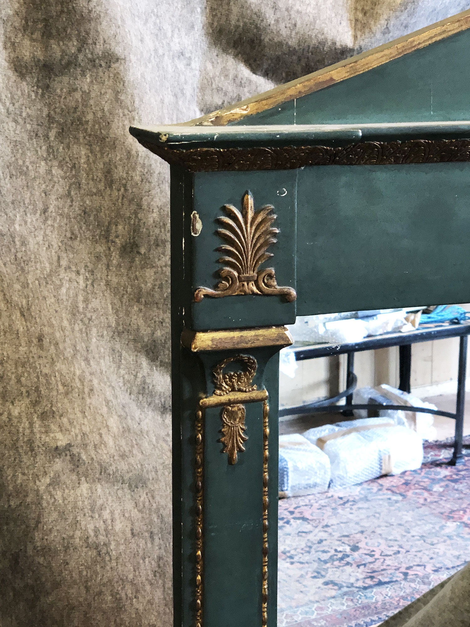 Neoclassical Trumeau. Empire era, nineteenth century