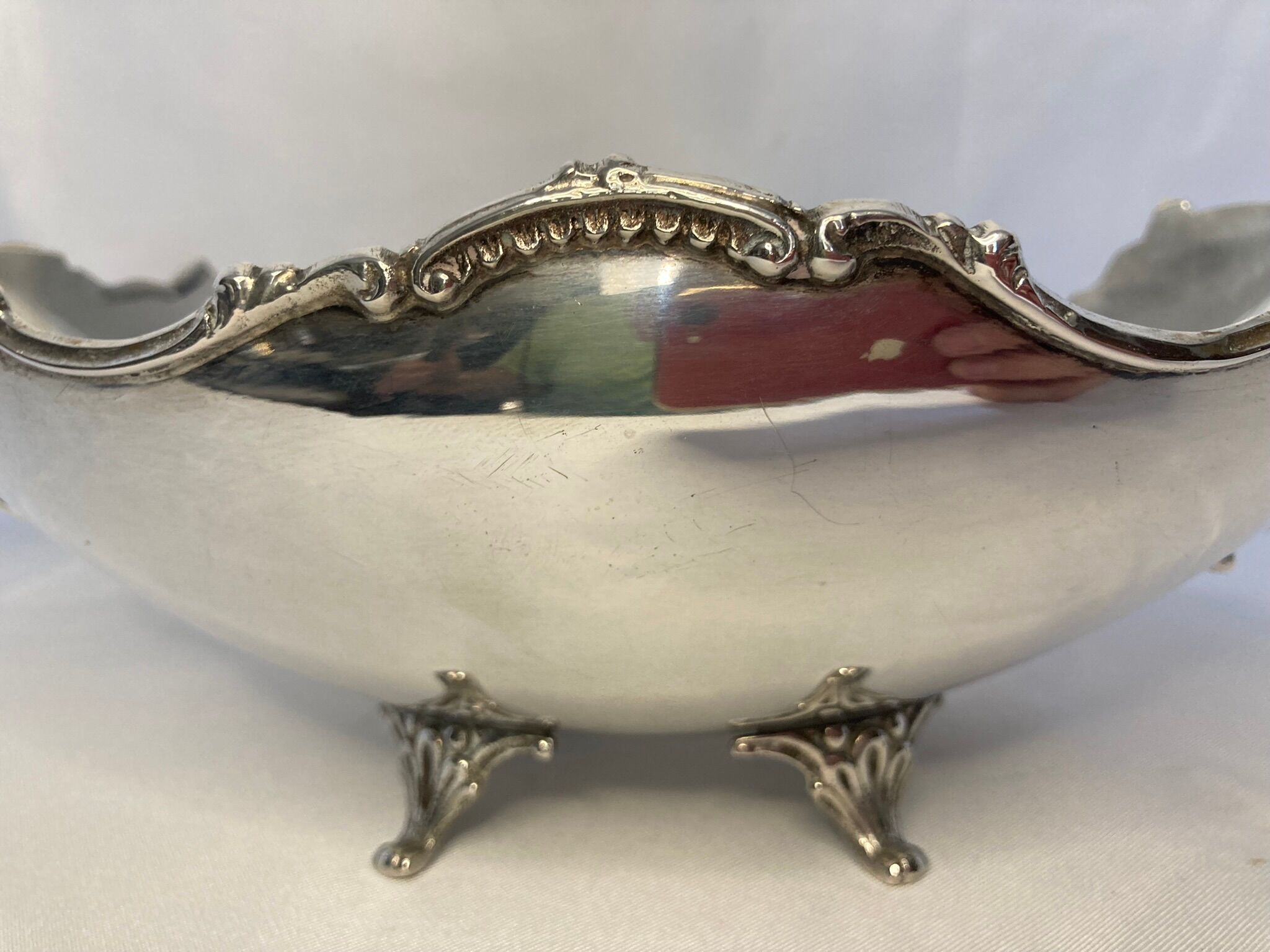 Silverware, old Russian lion-handled cup, early 20th century