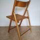 Chaise pliante assise cannée
