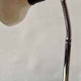 Vintage Massive white and black desk lamp - 1970s