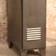 Ancien vestiaire d'usine 1 case sur pied design industriel