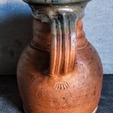 Pichet poterie traditionnelle Art-populaire en grès émaillé ancien
