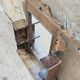 Antique mirror - Art Deco shelf in Burmese teak
