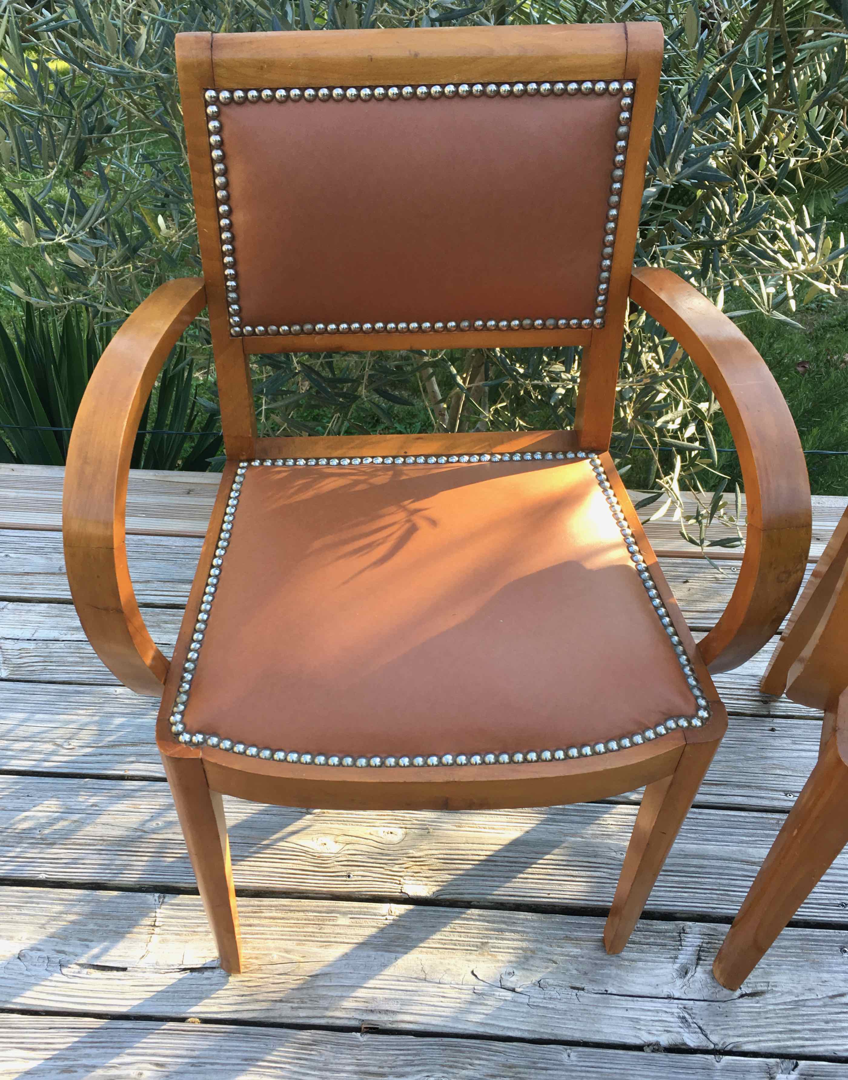 Pair of 50s bridge chairs