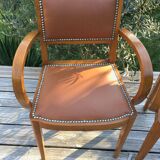 Pair of 50s bridge chairs