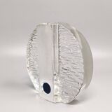 1970s Walther Glass Bullseye Vase by Heiner Düsterhaus. Made in Germany