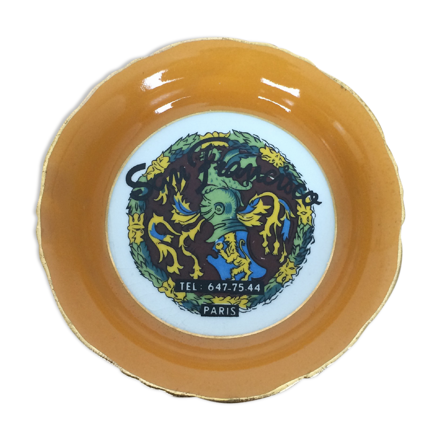 Ceramic ashtray Mill of Wolves