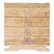 Wood and marble chest of drawers