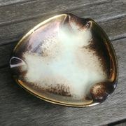 Vintage glazed ceramic ashtray/pocket emptier from the 60s