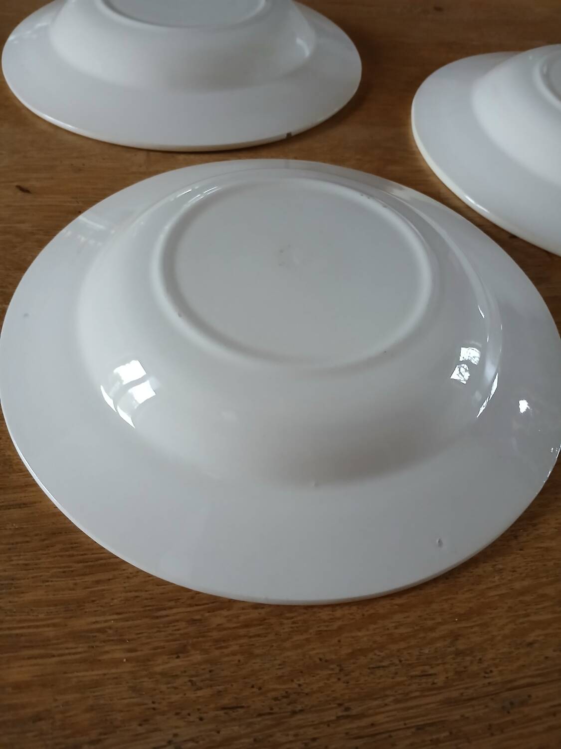 3 assiettes creuses Digoin Sarreguemines