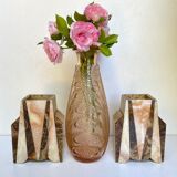 Marble cassolettes art deco