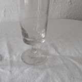 3 old bubbled glasses large model early XXth