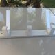 Modernist aluminium coat rack from the 1970s.