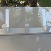 Porte manteau moderniste en aluminium années 70