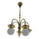 Art Deco Large Chandelier, 1920s, Restored