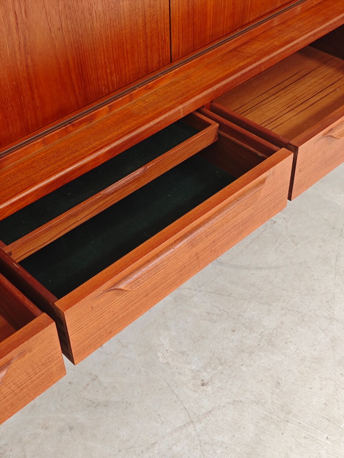 High enfilade by Johannes Andersen by Bordum & Nielsen, Samcom teak