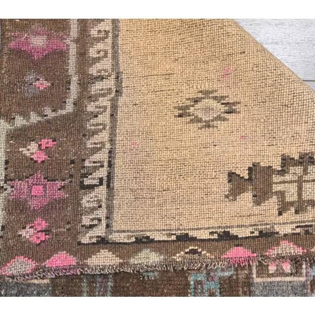 Vintage Turkish Anatolian Hand-Knotted Wide Runner 183x353