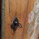 Ancien meuble confiturier Alsace decor fleurs