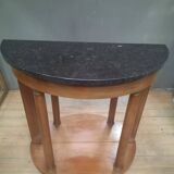Empire style half-moon console