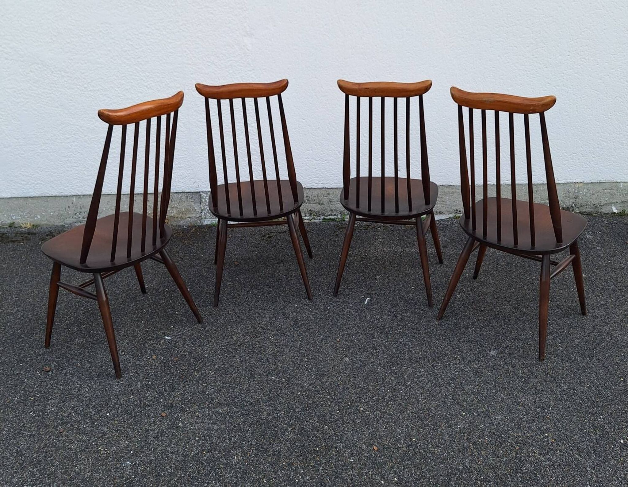 Lot de 4  chaises Ercol Windsor