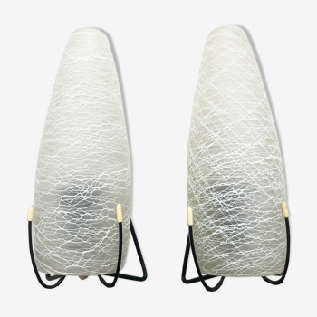 Pair of wall lamps Louis Kalff for Philips 60s