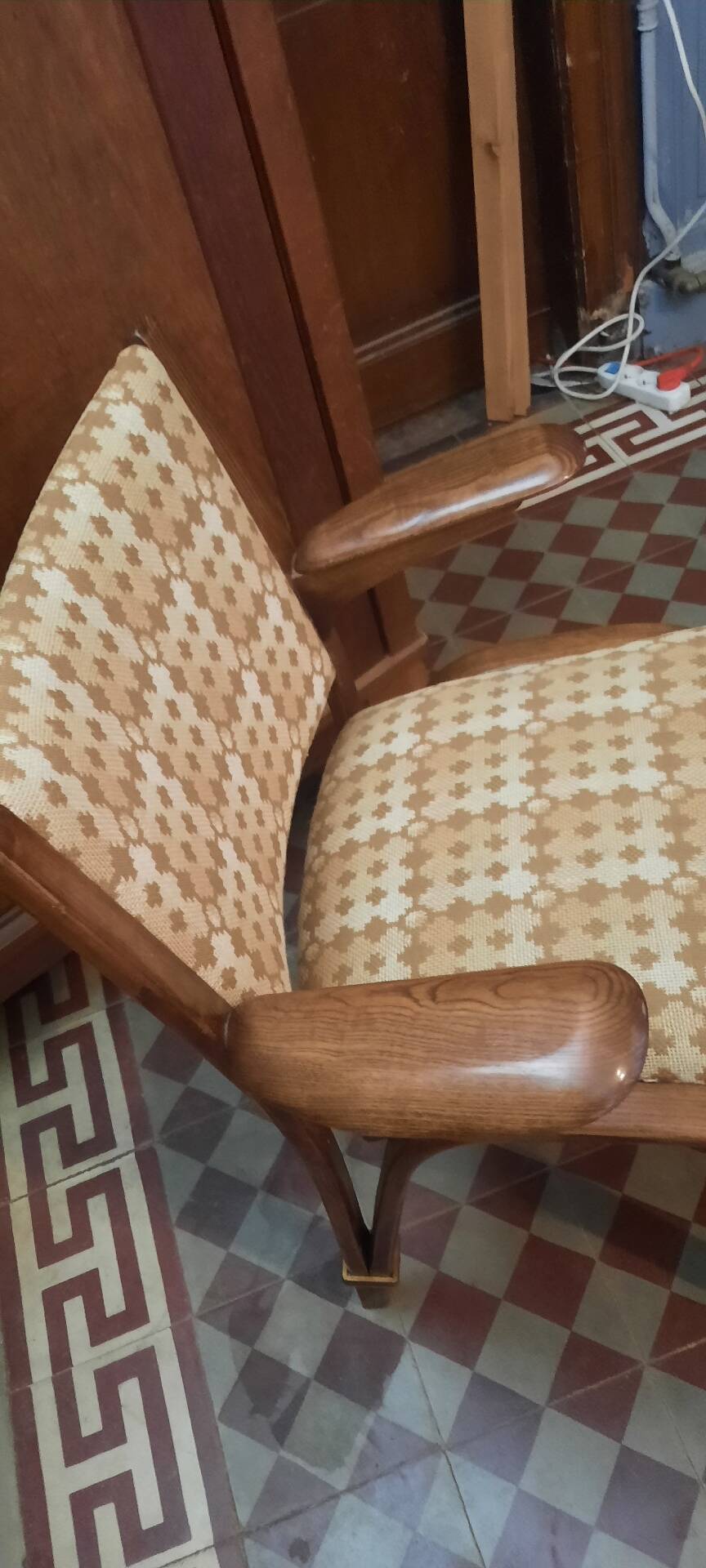 Pair of Bow Wood bridge armchairs