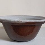 19th century enamelled earthenware salad bowl