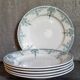 Six old plates iron earth of lunéville model lugano late nineteenth