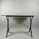 Bistro table with marble top