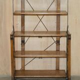 Transformable library table by Boeckh Brothers, circa 1910, restored.